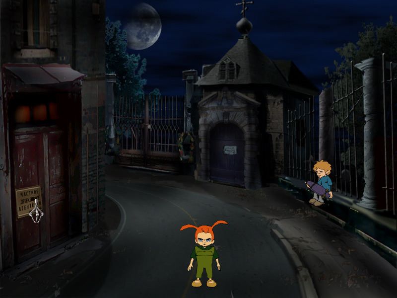 Офис частного детективного агентства Screenshot из игры Страшилки: Шестое чувство (локация - У часовни)