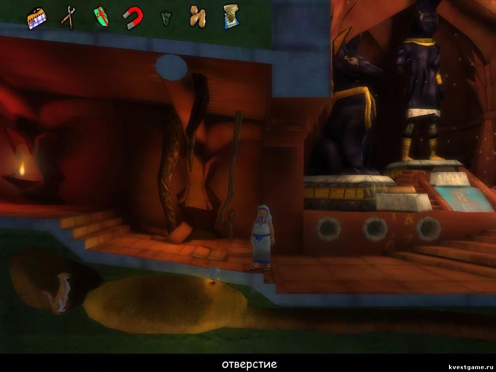 Анк 2. Принц Египта - Покормим горностая орешками скриншоты игры Ankh: Heart of Osiris