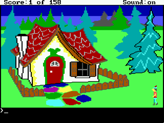 Фрагмент игры King's Quest