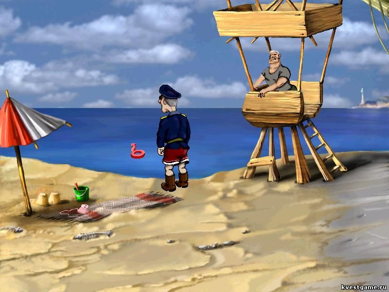 Штырлиц 2: Танго в Пампасах - Пляж, море, облака, Штирлиц! скриншоты из игры Штырлиц 2