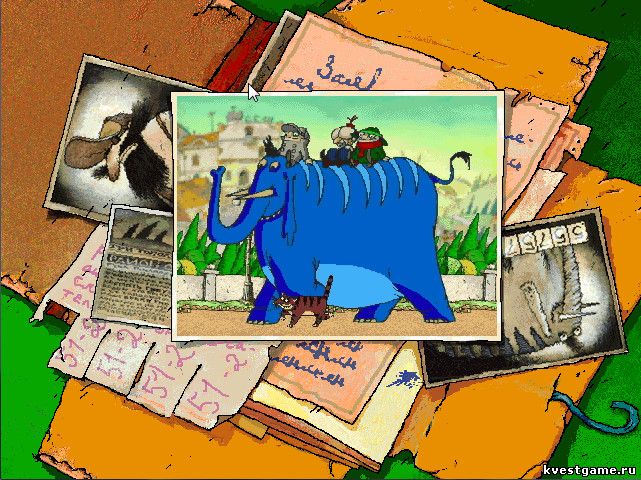 Screenshot из игры Братья Пилоты. По следам полосатого слона - финальный ролик игры (уровень 15)