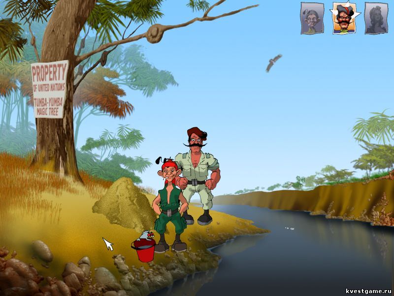 Маленькая пиранья Screenshot из игры Петька 3: Возвращение Аляски
