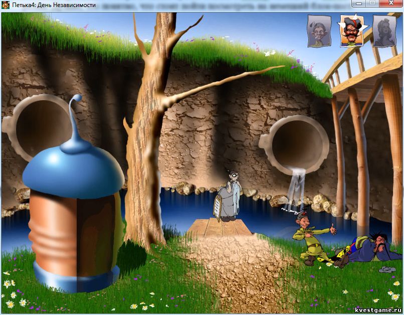 Screenshot из игры Петька 4: День независимости